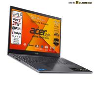 Acer Intel Core i7-13620H, Ram DDR5 32Gb, SSD 1Tb, 15,6", Retro, Fing, Win 11Pro