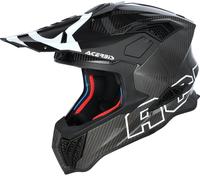 Acer irstrike-C Carbon Casco da motocross, nero-bianco, taglia M per maschi