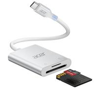 acer Lettore di schede SD USB C, Adattatore Schede di Memoria MicroSD USB C 170MB/s, Lettura e Scrittura Simultanea per SDHC/SDXC/MMC, Compatibile con iPhone 16 Plus Pro Max iPad Macbook Pro Air
