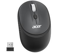 acer Mouse Bluetooth, Mouse Wireless Silenzioso USB (2×BT5.2+2.4Ghz) 1600 DPI, Piccolo Topo a Mano dal Design Ambidestro Compatibile con Windows, macOS, Android