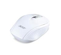 acer Mouse wireless Chrome AMR 800 RF2.4G (1600 DPI, certificato WWCB, gestione intelligente, design sottile, rotella di scorrimento fine), bianco