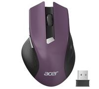 acer Mouse Wireless Ergonomico, mouse computer ottico USB senza fili, 2,4 GHz con ricevitore mini USB, 1600 DPI regolabile, 6 pulsanti, compatibile con PC/Mac/Laptop/Chromebook