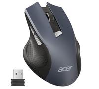 acer Mouse wireless ergonomico, mouse computer ottico USB senza fili, 2,4 GHz con ricevitore mini USB, 1600 DPI regolabile, 6 pulsanti programmabili, compatibile con PC/Mac/Laptop/Chromebook