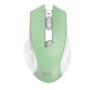 acer Mouse Wireless Ergonomico, mouse computer ottico USB senza fili, 2,4 GHz con ricevitore mini USB, 1600 DPI regolabile, 6 pulsanti, compatibile con PC/Mac/Laptop/Chromebook