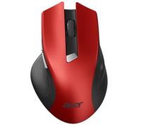 acer Mouse Wireless Ergonomico, mouse computer ottico USB senza fili, 2,4 GHz con ricevitore mini USB, 1600 DPI regolabile, 6 pulsanti, compatibile con PC/Mac/Laptop/Chromebook