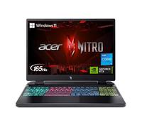 Acer Nitro 16 Gaming Laptop | Intel i5-13500H | NVIDIA GeForce RTX 4050 Laptop GPU | 16" 2560 x 1600 165Hz IPS G-SYNC Display | 8GB DDR5 | 512GB Gen 4 SSD | Wi-Fi 6 | RGB Retroilluminato KB |