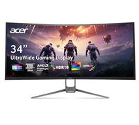 acer Nitro 34 Inch 1000R 21:9 Curved Zero-Frame QHD 3440 x 1440 Gaming Monitor | AMD FreeSync Premium | Up to 120Hz Refresh | 1ms VRB | Two Display Port 1.2 & Two HDMI 2.0 Ports | EDA343CUR J0bmiippx
