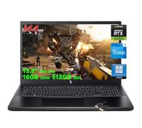 acer Nitro 5 Gaming Laptop | 15,6" FHD IPS 144Hz | Intel 8-Core i5-13420H (>i7-12650H) | 16GB DDR5 512GB SSD | GeForce RTX 3050 6GB Graphic | Backlit Thunderbolt Win11Pro Nero + Cavo HDMI
