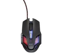 acer Nitro Gaming Mouse III: Mouse ottico da gioco 6D con alta frequenza di polling di 125 MHz, 7 luci di respirazione colorate con logo e motivo LED, 6 spostamenti DPI opzionali (800-7200), 6