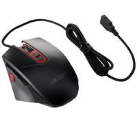 Acer Nitro Gaming Mouse, Mouse Gaming, fino a 4.200 DPI, 4 livelli DPI, 8 pulsanti funzionali, Illuminazione a LED, Pesi opzionali da 20 g (4 x 5 g), Mouse USB, Nero/Rosso