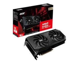Acer Nitro - Scheda grafica AMD Radeon RX 7800 XT Overclocking | 16 GB GDDR6 256-bit 19,5 Gbps | Dual Nitro FrostBlade Ringed Fans | TPD 281W | 1 x HDMI 2.1 e 3 x DisplayPort 2.1