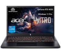 acer Nitro V 15,6" FHD IPS 165Hz Gaming Laptop, Intel Core i5-13420H, GeForce RTX 4050, 64GB RAM 1TB SSD, Webcam, Wi-Fi, Tastiera retroilluminata, 128gb 9H Docking Station, Windows 11 Pro, Nero