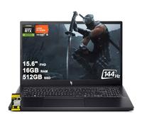 acer Nitro V 15 Gaming Laptop 15.6" FHD IPS 144Hz AMD 6-core Ryzen 5 7535HS 16GB RAM 512GB SSD GeForce RTX 4050 Retroilluminato USB-C Win11 w/ICP Hub