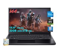 acer Nitro V 15 Gaming Laptop | 15.6" FHD IPS 144Hz | Intel 8-core i5-13420H | 32GB DDR5 2TB SSD | GeForce RTX 4050 | Backlit USB-C Win11Pro w/DLCA Accessorio