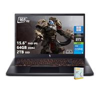 acer Nitro V 15 Gaming Laptop | 15,6" FHD IPS 165Hz | Intel 8-Core i5-13420H | 64GB DDR4 2TB SSD | GeForce RTX 5050 DLSS4 (fino a 440 top AI) | Tastiera retroilluminata Win11 Pro con accessorio DLCA