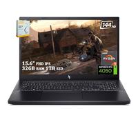 acer Nitro V 15 Gaming Laptop | Display IPS FHD 144Hz da 15,6 pollici | Processore AMD 6-core Ryzen 5 7535HS | 32 GB RAM 1 TB SSD | NVIDIA GeForce RTX 4050 | USB-C Win11 retroilluminato con accessorio