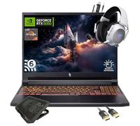 acer Nitro V 16" WUXGA Gaming Laptop, AMD Ryzen 7 260 8-Core, NVIDIA GeForce RTX 5050, WUXGA 180Hz IPS, 64GB RAM, 1TB SSD, WiFi 6, tastiera retroilluminata, w/Mytrix Cooling Pad Cavo HDMI, Windows 11