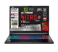 Acer Nitro V 16S AI Notebook, AMD Ryzen 9 365 AI, 5GHz, DDR5 RAM 64 G, RTX 5070