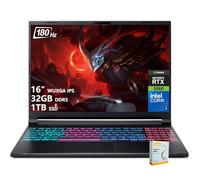 acer Nitro V 16S Gaming Laptop | 16" WUXGA IPS 180Hz (100% sRGB) | Intel 10-Core 7 240H | 32GB DDR5 1TB SSD | GeForce RTX 5060 DLSS4 (fino a 572 AI Tops) | Tastiera retroilluminata Win11 con