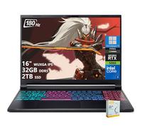 acer Nitro V 16S Gaming Laptop | 16" WUXGA IPS 180Hz (100% sRGB) | Intel 10-Core 7 240H | 32GB DDR5 2TB SSD | GeForce RTX 5060 DLSS4 (fino a 572 AI Tops) | Tastiera retroilluminata Win11 Pro con