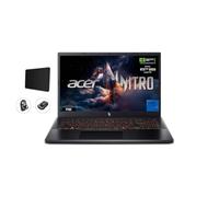 acer Nitro V Gaming Laptop, 15,6 pollici FHD IPS Display, 165Hz, Intel i5-13420H, NVIDIA GeForce RTX 5050 con 8GB GDDR7 VRAM, 16GB RAM, 512GB SSD, BK, Win11H, Obsidian Black, TWE Accessories
