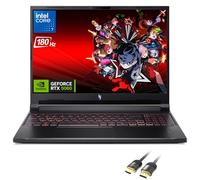 acer Nitro V16 Gaming Laptop, 16" WUXGA IPS 180Hz (100% sRGB), Intel 10-Core 7 240H, 64GB DDR5 1TB Gen4 SSD, GeForce RTX 5060 DLSS4, Backlit Keyboard, RJ 45, PDG HDMI Cable, US Version KB, Win 11 Pro