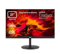 ACER Nitro (XV272UV3bmiiprx) 27" QHD Gaming Monitor 68,6 cm (27,0 Zoll), 180Hz DP/144Hz HDMI, 350nits, 1ms/0.5ms (GTG),