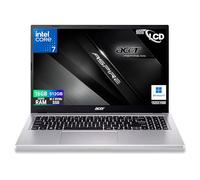 acer Notebook Aspire Silver Intel Core 7-150U 14Th Raptor Lake 5,4Ghz, 10Core, Display FullHD 15,6", RAM 16Gb DDR4, SSD PCIe NVMe 512 Gb, Wi-Fi6, BT, 2 usb, 2 USB type-c, Windows 11, Configurato