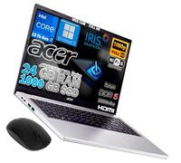 Acer Notebook Aspire Silver Intel Core i7-13620H 13Th Raptor Lake, 10Core, Display FullHD 15,6", RAM 24Gb DDR5 5200Mhz, SSD PCIe NVMe 1000 Gb, Wi-Fi6E, BT, 4 usb di cui 2 USB type-c, Windows 11, Mouse