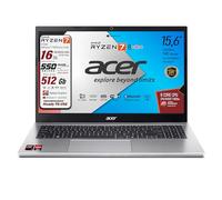 Acer Notebook Pc portatile, Cpu Ryzen 7 5825u 8 CORE, RAM 16Gb, SSD Pci NVMe da 512Gb (2 x 256Gb), Display 15,6" Full HD, 4 usb, wi-fi 6, hdmi, lan, bt, Win 11, Libre Office, Pronto all'uso