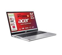 acer, notebook Portatile, Ryzen7 5700u, fino a 4,3 Ghz, Ram 16Gb, SSD PCI Nvme da 512Gb, Display Led 15,6" FHD, 4 usb, wi-fi 6, lan, bt, hdmi Win11, Preconfigurato, garanzia Italia