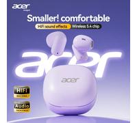 [Acer Originale Ufficiale] OHR501 Auricolari Bluetooth TWS Auricolari senza fili In-Ear Design Stelo Corto, Bassi Stereo, Adatto per il Sonno, Bassa Latenza per il Gaming, Comodo per Studio, Lavoro, S