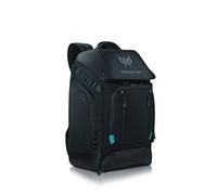 acer PBG591 Predator Utility - Zaino da viaggio impermeabile e antistrappo, adatto e protegge fino a 17,3 pollici Predator, colore: nero con dettagli color foglia di tè