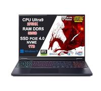 acer Pc Gaming Portatile Predator Helios Neo 16 Ultra 9-275hx, 32Gb DDR5, SSD 1TB, GeForce RTX 5060 8Gb GDDR7 Notebook Gaming Display 16" Wqxga 180hz, Laptop Gaming Tastiera RGB, Wifi 6e, W11, BT 5.4