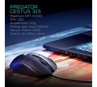 Predator Cestus 315 Mouse Gaming | Nero