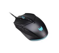MOUSE GAMING ACER Predator Cestus 335, Collegamento USB, Ingresso: Otticamente a mezzo LED, Scrolling 2 direzioni, Risoluzione max 19000 dpi, forma ergonomica, Nero