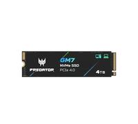 Acer Predator GM7 SSD M.2 Gen4 NVMe 4TB 7400 MB/s HMB+SLC | Prestazioni Elevate per PC, Laptop e PS5, Ideali per Gaming, Lavoro e Trasferimenti Rapidi di File di Grandi Dimensioni
