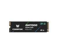 Acer Predator GM7000 SSD per Gaming M.2 Gen4 NVMe 4 TB 7400 MB/s con DRAM | Avvio Rapido e Caricamenti Fluidi su PC, Laptop e PS5, Ideale per Gaming, Editing e Trasferimenti Veloci