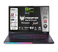 acer Predator Helios 18 AI Portatile Gaming, Intel Ultra 9-275X, RAM 32 Gb DDR5 SSD 1 TB, Display 18" WQXGA 250Hz MINILED, GeForce RTX 5080 16Gb GDDR7, WI-FI 7, Win 11, Ready to use