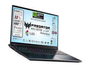 acer Predator Helios 18 Ai Portatile Gaming, Intel Ultra 9-275X, RAM 32Gb DDR5 SSD 1TB, Display 18" WQXGA 250Hz MINILED, GeForce RTX 5070 8Gb GDDR7, WI-FI6e, Win 11Pro, Ready to use