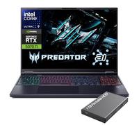 Acer Predator Helios Neo 16 AI Gaming Laptop, Intel Core Ultra 9 275HX, NVIDIA GeForce RTX 5070 Ti, 16" WQXGA 240Hz G-SYNC, 32GB DDR5, 1TB Gen 4 SSD, Wi-Fi 6E, RGB retroilluminato, Win 11, w/1TB HDD