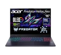Acer Predator Helios Neo 16" Gaming Laptop PHN16-73-95NT 64GB RAM 2TB SSD | Display QHD+ OLED 240Hz, Intel Core Ultra 9 275HX, grafica NVIDIA RTX 5070 Ti, WiFi 6E, tastiera retroilluminata, Windows 11
