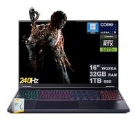acer Predator Helios Neo 16S AI Gaming Laptop | 16" 2560x1600 OLED 240Hz 100% DCI-P3 | Intel 24-core Ultra 9 275HX | 32GB DDR5 1TB SSD | GeForce RTX 5070 Ti | Win11Pro retroilluminato RGB con