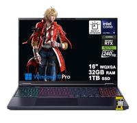 acer Predator Helios Neo 16S AI Gaming Laptop 16" 2560x1600 OLED 240Hz (100% DCI-P3) Intel 24-core Ultra 9 275HX 32GB RAM 1TB SSD GeForce RTX 5070 Ti DLSS4 (fino a 992 AI Tops) Win11 Hub ICP con Coppa