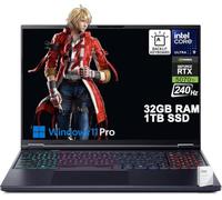 Acer Predator Helios Neo 16S AI Gaming Laptop 16" 2560x1600 OLED 240Hz (100% DCI-P3) Intel 24-core Ultra 9 275HX 32GB RAM 1TB SSD GeForce RTX 5070 Ti (fino a 992 AI Tops) Win11Pro ICP Acc