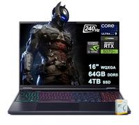 acer Predator Helios Neo 16S AI Gaming Laptop | 16" 2560x1600 OLED 240Hz 100% DCI-P3 | Intel 24-core Ultra 9 275HX | 64GB DDR5 4TB SSD | GeForce RTX 5070 Ti fino a 992 AI Tops | Win11 w/DLCA