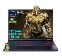 acer Predator Helios Neo 16S AI Gaming Laptop 16" 2560x1600 OLED 240Hz (100% DCI-P3) Intel 24-core Ultra 9 275HX 64GB RAM 1TB SSD GeForce RTX 5070 Ti DLSS4 (fino a 992 AI Tops) Win11 Hub ICP con Coppa