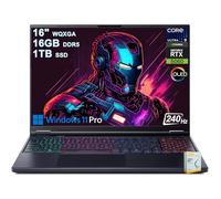 Acer Predator Helios Neo 16S AI Gaming Laptop | 16" 2560x1600 OLED 240Hz G-SYNC | Intel 24-core Ultra 9 275HX | 16GB DDR5 1TB SSD | GeForce RTX 5060 (fino a 572 top AI) Win11Pro con accessorio DLCA