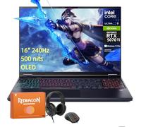 acer Predator Helios Neo 16S AI Gaming Laptop, Intel Core Ultra 9 275HX Fino a 13 NPU, GeForce RTX 5070Ti 12GB GDDR7, 16" 240Hz 500 nits OLED, 64GB DDR5, 4TB SSD, Windows 11 Pro, W/REDRAGON Mouse