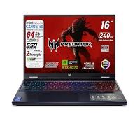 acer Predator Helios Neo 16s Ai, Notebook Gaming, Intel Ultra 9-275X, 24core, RAM DDR5 64Gb, SSD 1Tb, Display 16" Oled 240Hz, DCI-P3 100%, Geforce RTX 5070 8Gb, Win 11, Preconfigurato